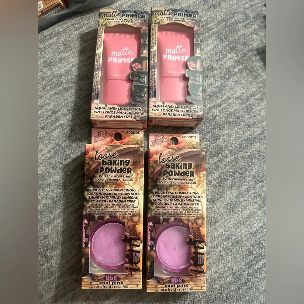 Ioni Matte Primer and Pink Powder Lot Two Each Trendy TikTok Viral